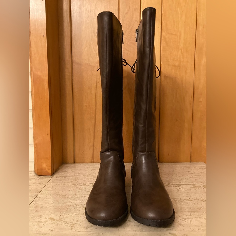 The Charleston by Comfortview Tall Lace-Up Wide Calf Boots Western Streetwear - Picture 8 of 14